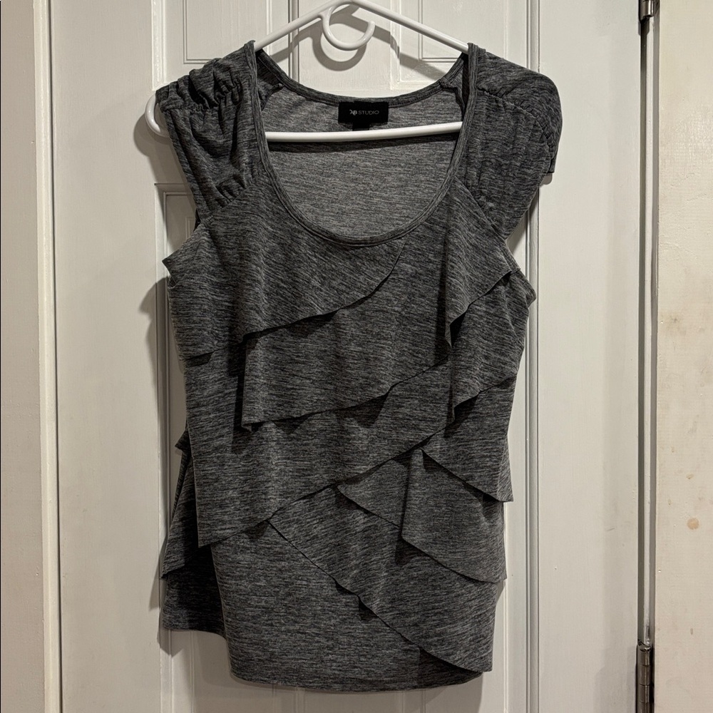 AB Studio Heather Gray Top